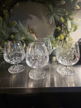 Today Only 5/14 Edinburgh Crystal Cut Brandy Snifters - Clear (Set of 4)